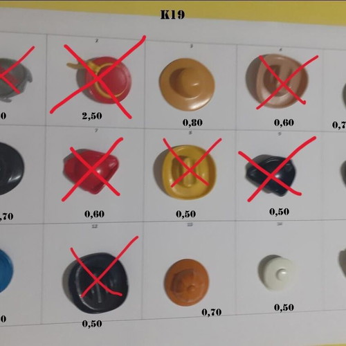 Playmobil helmets and hats like new