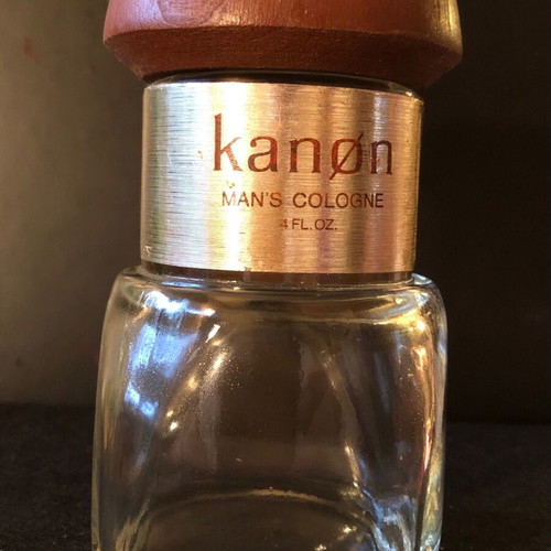 Kanon Man´s Cologne 200ml used, collectible empty bottle