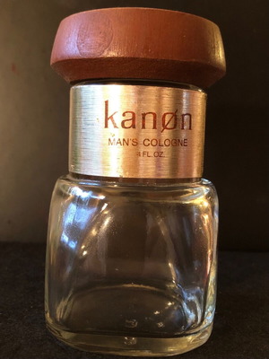 Kanon Man´s Cologne 200ml used, collectible empty bottle