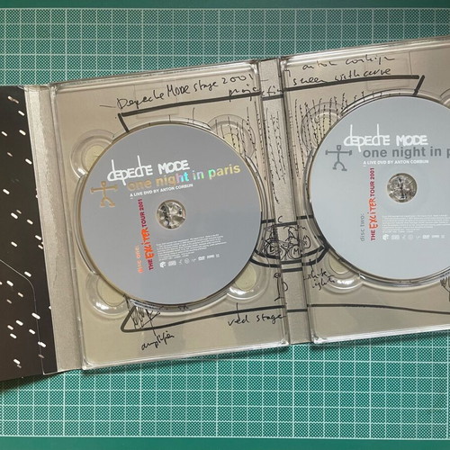 Depeche Mode One Night in Paris double DVD used