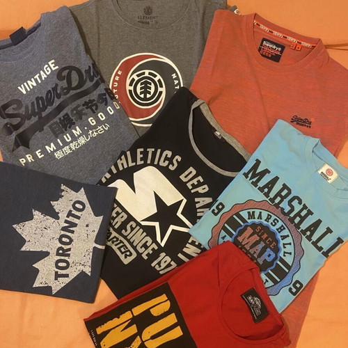 T-shirt pack for boys 14-16 years like new, 7 pieces