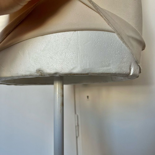 Male styrofoam mannequin used for sewing
