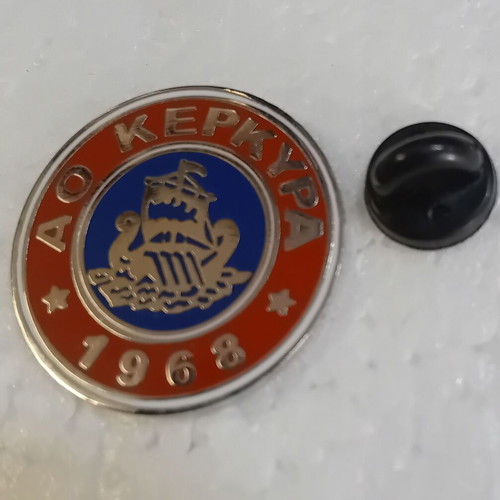 Metal Pin A.O. Kerkyra New, Collectible