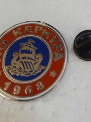Metal Pin A.O. Kerkyra New, Collectible
