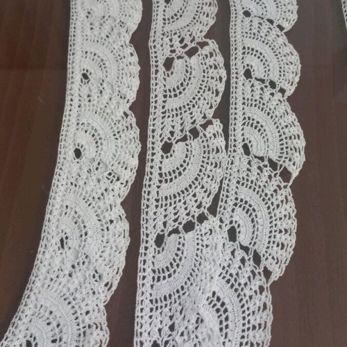Lace for pillowcases new, set of 4 pairs