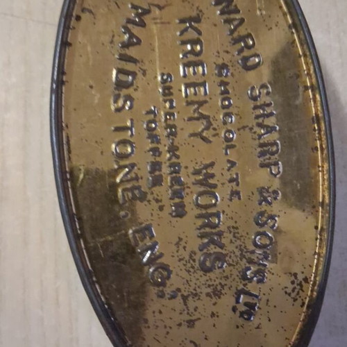 Metal candy box 1920-1940