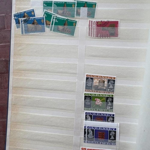 Stockbook A4 32 Pages with Guernsey Stamps like new