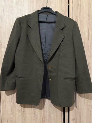 Wool jacket like new, men's fit, size M-L, green