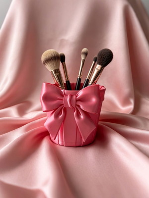 Bowknot Makeup Brush Holder 3D Printed Custom Order