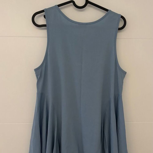 Summer blouse one size like new blue