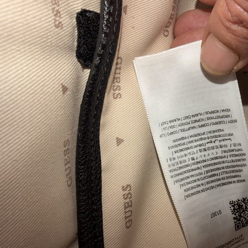 Guess backpack black, like new, medium size
