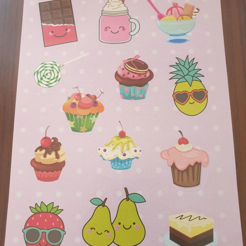 Stickers new, box only