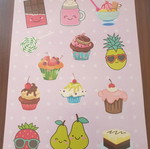 Stickers new, box only