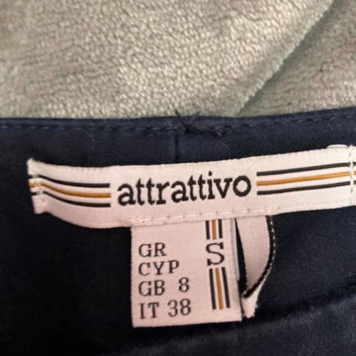 Attrattivo women's black slim fit pants like new, size S