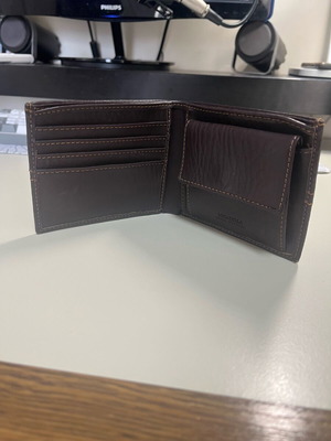 Mirabbella δερμάτινο πορτοφόλι σαν καινούργιο, καφέ