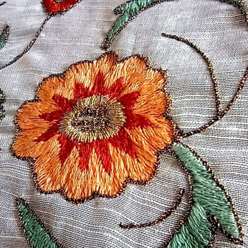 Set of 2 Handmade Embroidered Table Runners vintage, like new