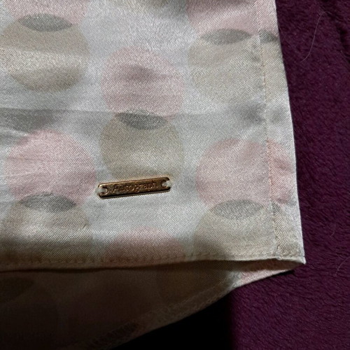 Marks & Spencer satin set like new, size S, white and pink