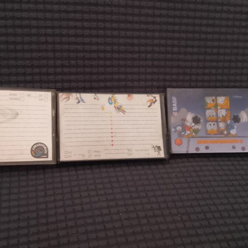 Batman Donald Duck BASF High Performance II cassette tapes used, 1995 collection