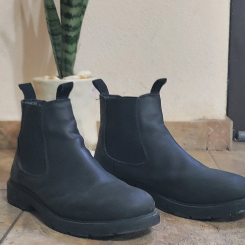 Lumberjack boots black leather like new, size 43