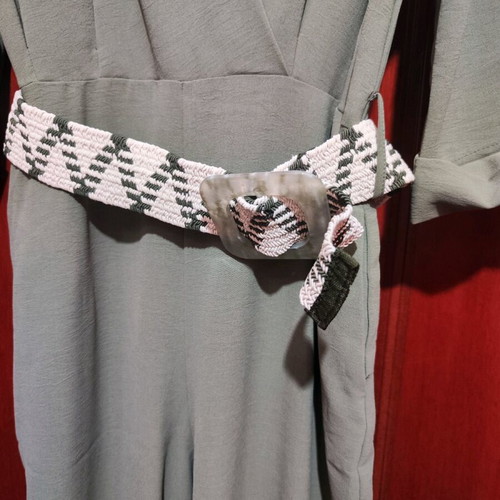 Zara jumpsuit with belt like new, size S