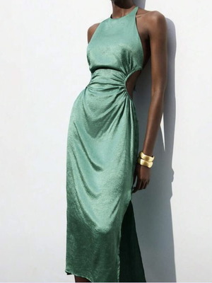 Shein midi dress new, green, size L / 40 / 12
