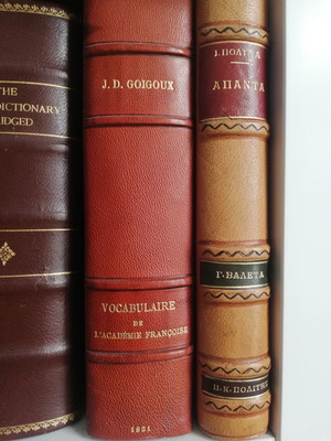 Λεξικό της Γαλλικής Ακαδημίας του 1821, J. D. Goigoux vocabulaire de l'academie francoise