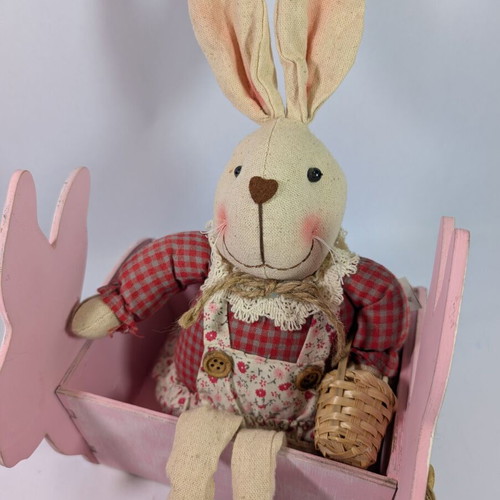Easter decorative basket used 20x30x18cm