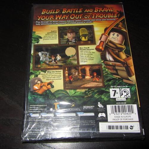 Lego Indiana Jones The Original Adventures PC DVD καινούργιο σφραγισμένο