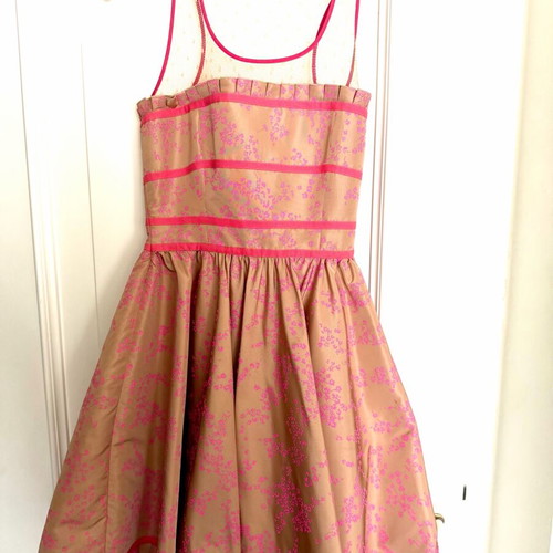 Red Valentino Dress Size S Like New with Pink Details