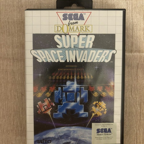 Super Space Invaders SEGA Master System complete