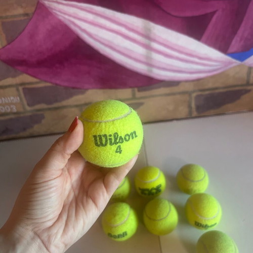 Tennis ball set of 8 with mesh carrying bag, Wilson, Head Pro, Penn