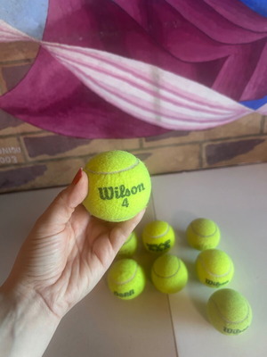 Tennis ball set of 8 with mesh carrying bag, Wilson, Head Pro, Penn