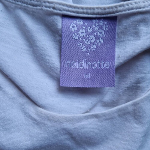 Noidinotte Medium pajama set like new, white with pink details