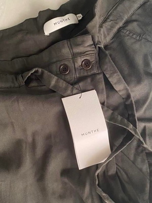 Paperbag military style khaki pants MUNTHE new