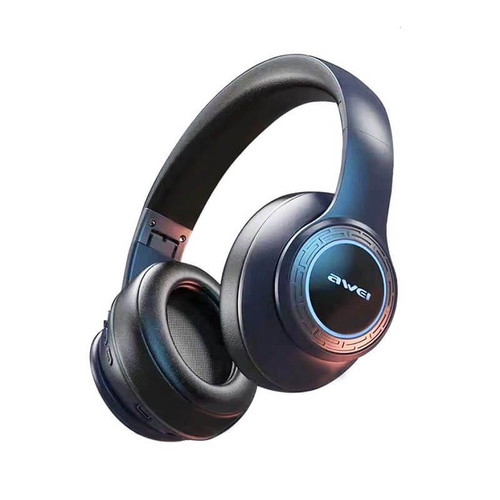 Headphones A300BL wireless new with Bluetooth and LED RGB lighting