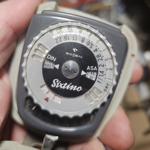 Gossen Sixtino vintage light meter used