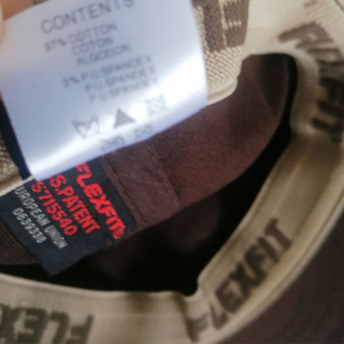 Kangol Army Style Hat like new, children's medium, brown cotton twill