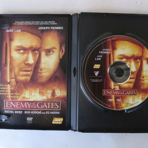 Enemy at the Gates DVD like new, with subtitles