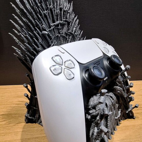 PS5 DualSense controller stand Iron Throne design like new