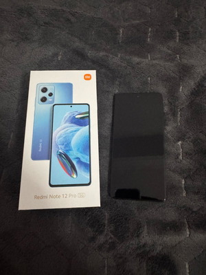 Xiaomi Redmi Note 12 Pro 8Gb Ram like new, black, 128GB, Dual SIM