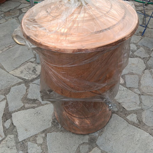 Holy Water Font new, copper