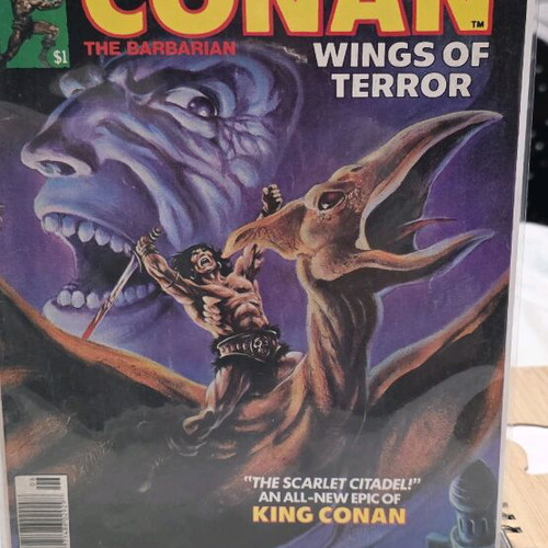 The Savage Sword of Conan Magazine #30 Wings Of Terror used