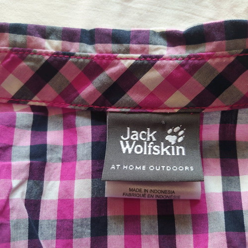Jack Wolfskin women's shirt size S used, black and pink