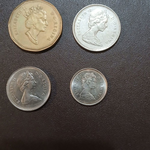 Canadian coins, assorted