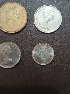 Canadian coins, assorted