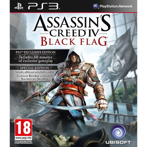 Assassin's Creed Black Flag PS3 σαν καινούργιο σε κουτί από blue-ray