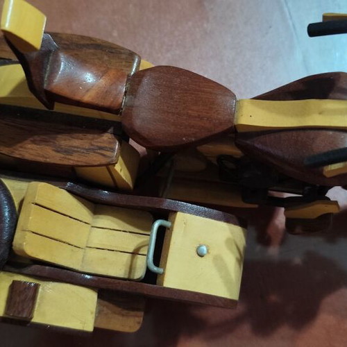 Decorative wooden Vespa motorcycle like new