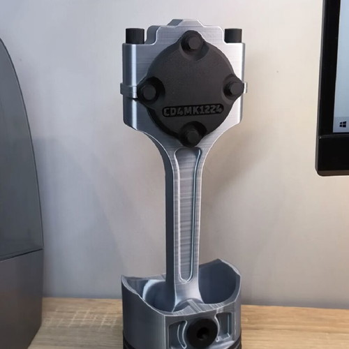 Piston clock pen holder made to order with mechanism and batteries