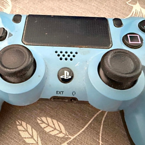 Sony DualShock 4 Uncharted 4 Limited Edition wireless controller used, grey blue