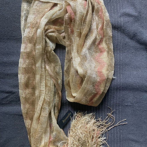 Gold scarf used like new for evening wear